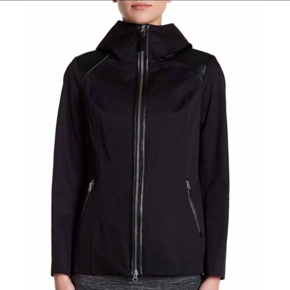 NWT Mackage Kelsie Hooded Short Trench Coat Windbreaker Jacket